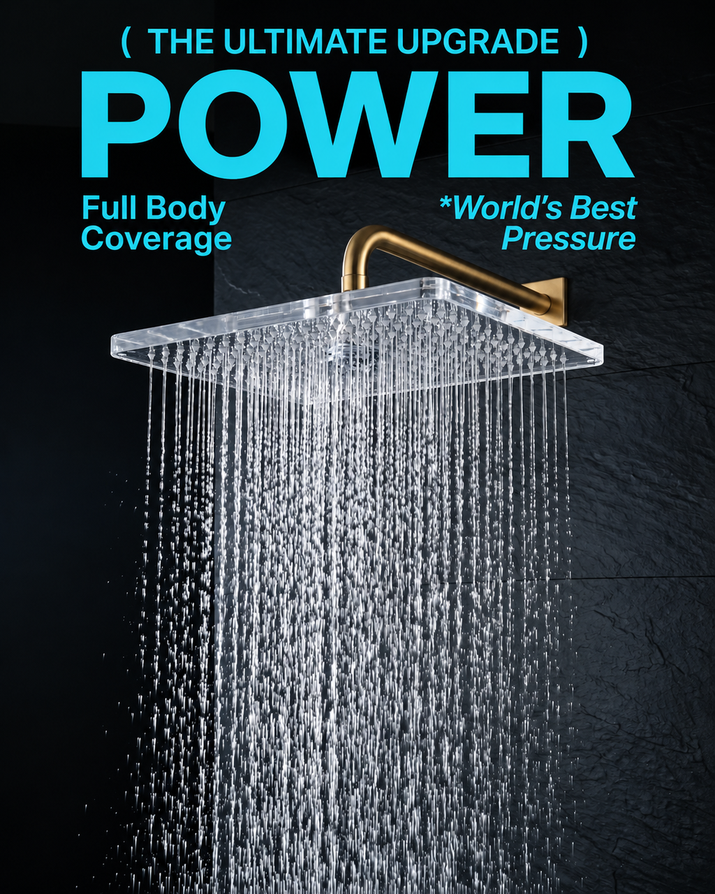Clear Showerhead XL