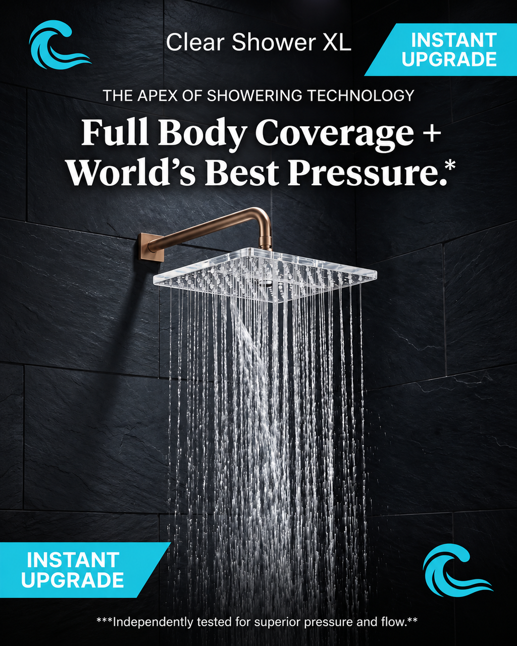 Clear Showerhead XL